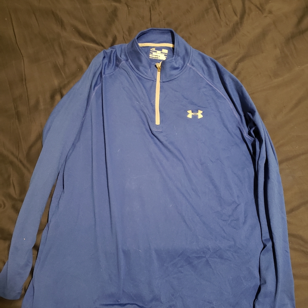 Blue under armour pullover